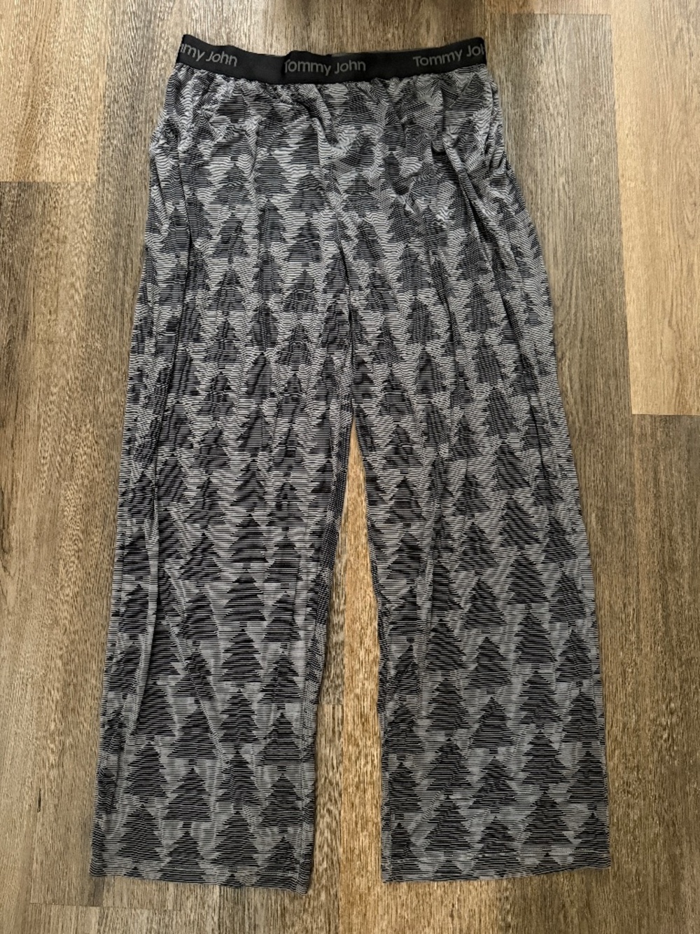 TOMMY JOHN Second Skin Pajama Lounge Pants Size 2XL R Grey Pine Xmas Tree